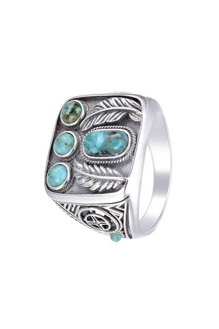 Ring - Zilverkleurig Brons