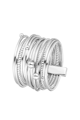 Ring - Zilverkleurig Brons