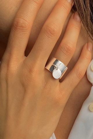 Ring - Zilverkleurig Brons