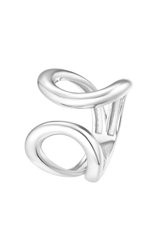 Ring - Zilverkleurig Brons