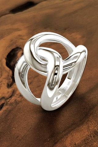 Ring - Zilverkleurig Brons