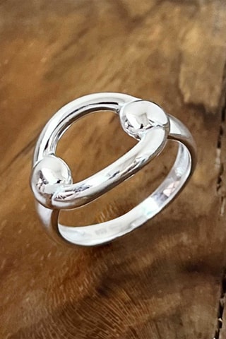 Ring - Zilverkleurig Brons