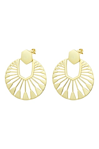 Oorbellen - Goudkleurig Brons