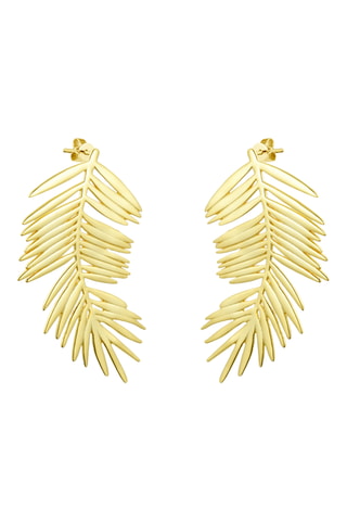 Oorbellen - Goudkleurig Brons