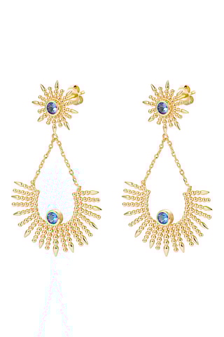 Oorbellen - Goudkleurig Brons