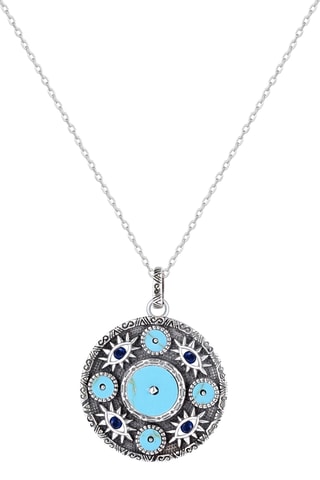 Ketting - Zilverkleurig Brons