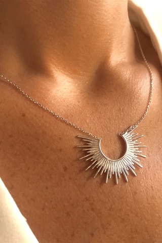 Ketting - Zilverkleurig Brons