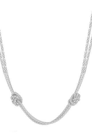 Ketting - Zilverkleurig Brons