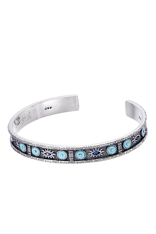 Open Armband - Zilverkleurig Brons