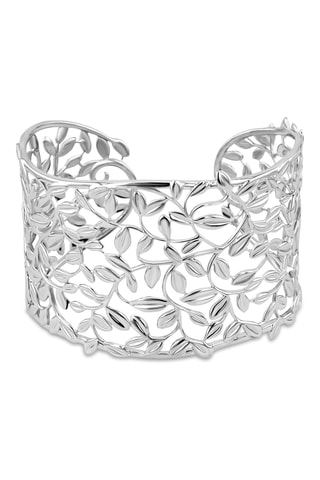 Manchetarmband - Zilverkleurig Brons