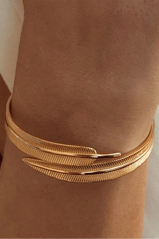 Open Armband - Goudkleurig Brons