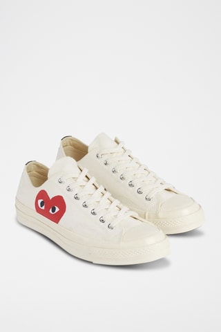 Sneakers Converse x Comme des Garçons PLAY Chuck 70 - Blanc