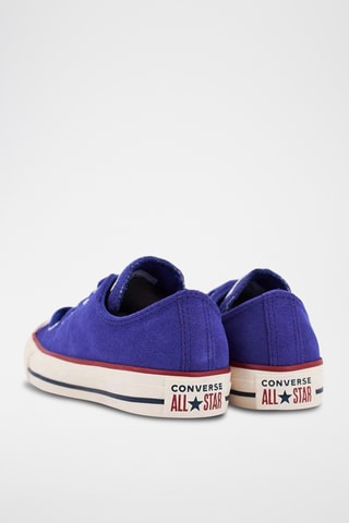 Baskets en cuir - Bleu