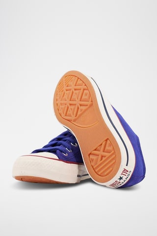 Baskets en cuir - Bleu