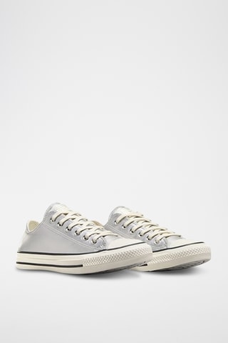 Baskets en cuir - Argenté