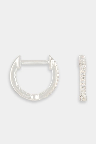 Creolen Perfect Créoles   Witgoud en Diamanten 0,08 Karaat/42