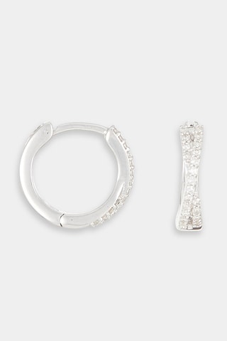 Creolen  Witgoud en Diamanten