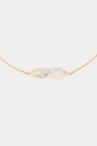 Armband Infini Diamanten - Geelgoud en Diamanten