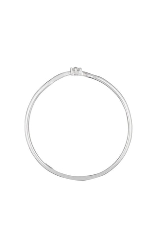 Ring Pudeur Witgoud en Diamant 0,01 Karaat