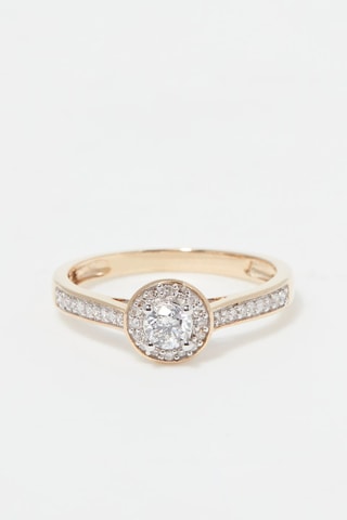 Ring Brillant Somptueux Geelgoud en Diamanten