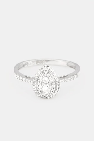 Ring Diamants Assa Witgoud en Diamanten