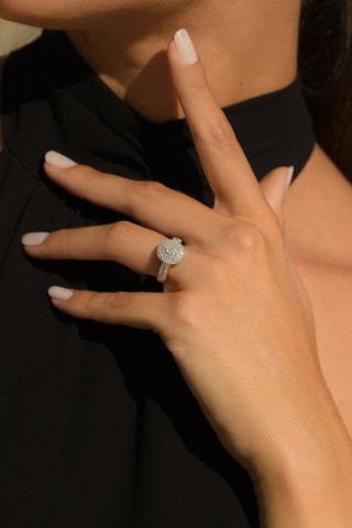 Ring Aphaia Witgoud en Diamanten