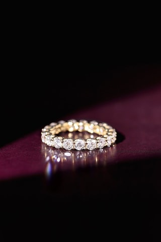 Trouwring Mon Tour Complet Geelgoud en Diamanten