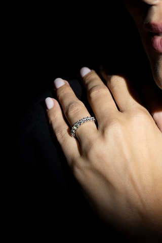 Trouwring Only You  Witgoud en Diamanten