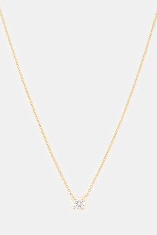 Ketting Brillant d'Amour   Geelgoud en Diamant