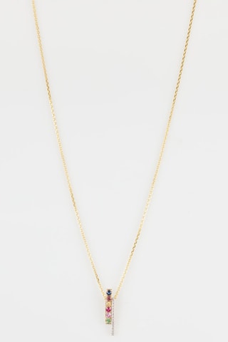 Hanger Layana Geelgoud, Diamanten en Edelstenen