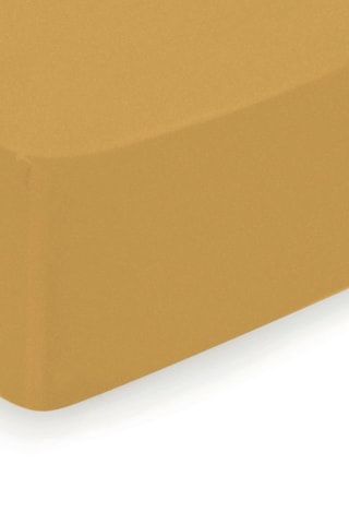 Lençol-capa em cetim de algodão 200 fios/cm² Birds - Amarelo