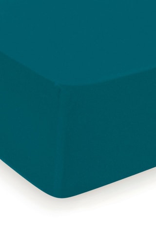 Lençol-capa em cetim de algodão 200 fios/cm² Aurore - Verde