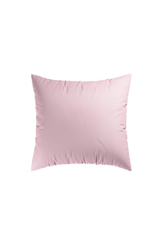 Fronha em cetim de algodão 200 fios/cm² Aurore - Vermelho e rosa