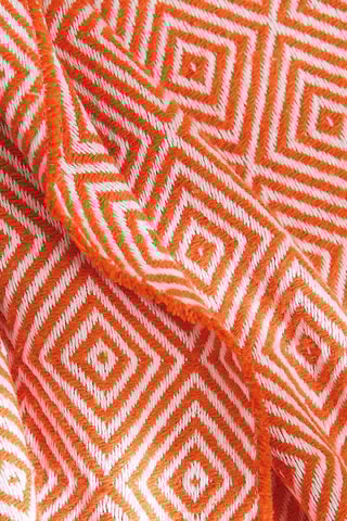 Manta tecida Florence - Laranja - 130 x 180 cm