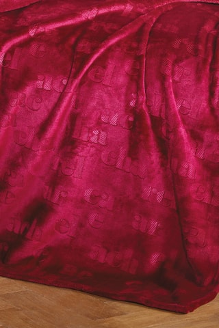 Manta Signature - Bordô - 220 x 250 cm