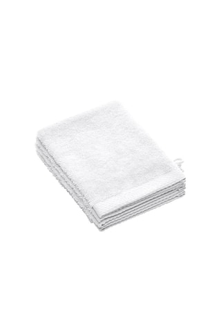 4 luvas de banho Branco