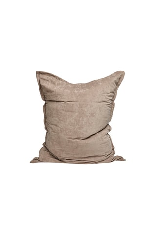 Capa de almofada Fleur Ciselé - Toupeira - 45 x 45 cm