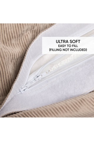 Capa de almofada Fleur Ciselé - Toupeira - 45 x 45 cm