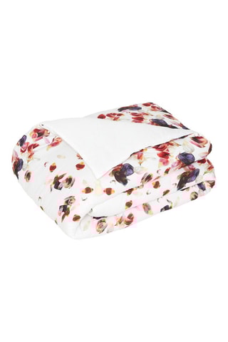 Edredão em cetim de algodão Aurore - Branco