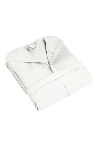 Roupão com capuz Nid d'abeille - Branco