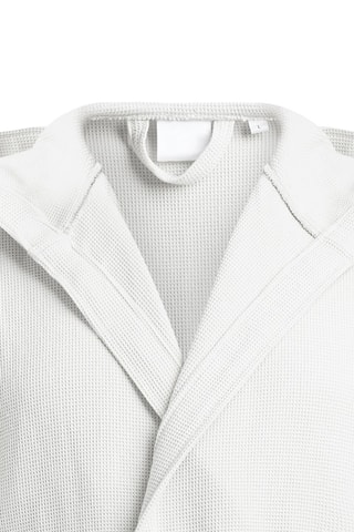 Roupão com capuz Nid d'abeille - Branco