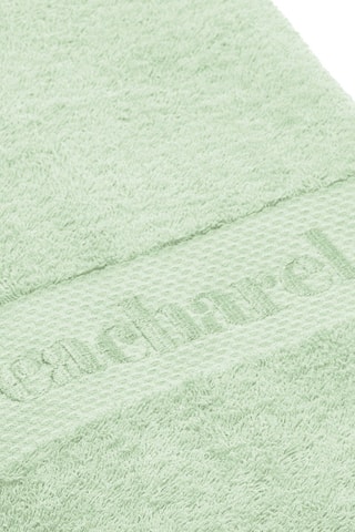 2 lençóis de banho em algodão penteado 570 fios/cm² - Verde-claro - 70 x 140 cm