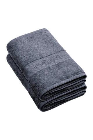 2 lençóis de banho Azul-acinzentado - 70 x 140 cm