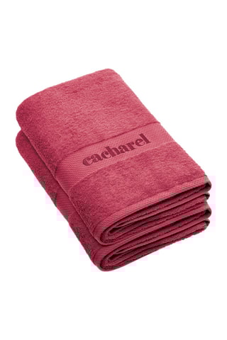 2 lençóis de banho Rosa - 70 x 140 cm