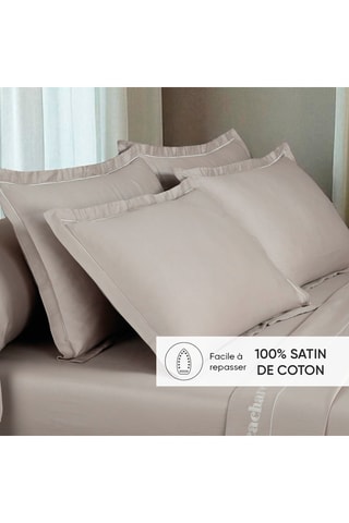 2 fronhas em cetim de algodão 80 fios/cm² - Toupeira