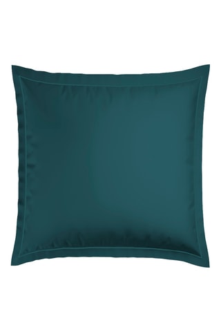 2 fronhas em cetim de algodão 80 fios/cm² - Azul