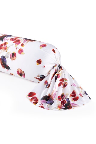 Fronha de travesseiro em cetim de algodão 80 fios/cm² Aurore - Branco