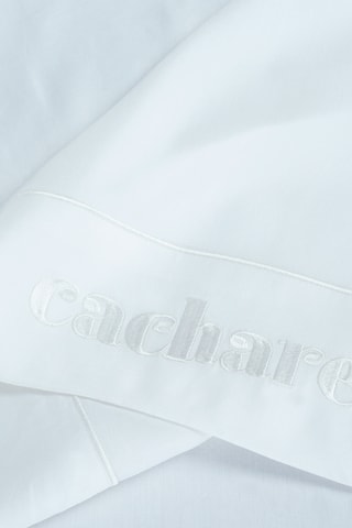 Lençol liso em cetim de algodão 80 fios/cm² - Azul