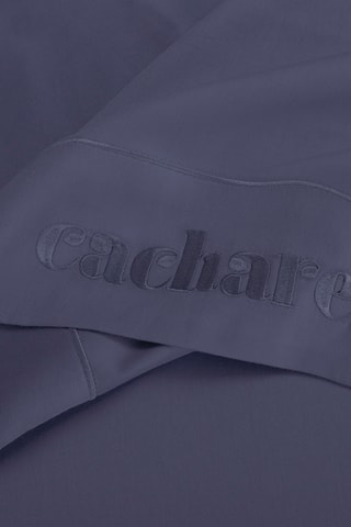 Lençol liso em cetim de algodão 80 fios/cm² - Azul