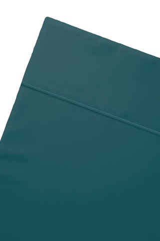 Lençol liso em cetim de algodão 80 fios/cm² - Azul